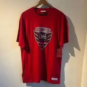 Mitchell & Ness D.C. United Red T-Shirt